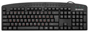 Клавиатура Defender Atlas HB-450 RU, черный, мультимедиа 124 кн. (45450) 538791353