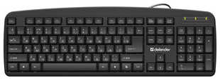 Клавиатура Defender Office HB-910 RU, черный, полноразмерная (45910) 538791548