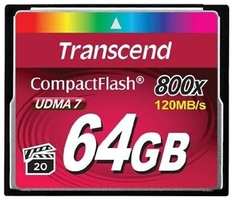 Карта памяти Transcend CF 64GB 800X (TS64GCF800)