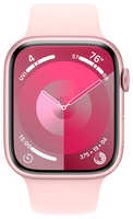 Смарт-часы Apple Watch Series 9 A2980 45мм OLED корп. Sport Band рем. разм.брасл.:160-210мм (MR9H3ZP/A)