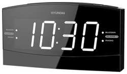 Радиобудильник Hyundai H-RCL238 LCD подсв:белая часы:цифровые FM