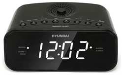 Радиобудильник Hyundai H-RCL221 LCD подсв:белая часы:цифровые FM