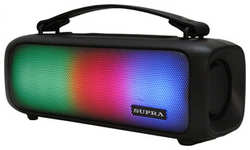 Портативная колонка Supra BTS-510 черный 20Вт MP3 FM(dig) USB BT microSD