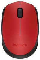 Мышь беспроводная Logitech M171 red (USB, оптическая, 1000dpi) (910-004645)