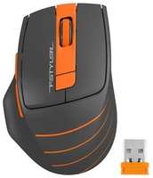 Мышь беспроводная A4Tech Fstyler FG30S grey / orange (USB, оптическая, 2000dpi, 6but, silent) (FG30S ORANGE)