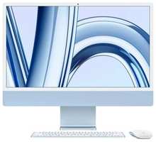 Моноблок Apple iMac24'' M3 8Gb SSD256Gb macOS WiFi BT клавиатура мышь Cam синий 4480x2520 iMac24″ M3 8Gb SSD256Gb macOS WiFi BT клавиатура мышь Cam синий 4480x2520 (Z197000DV)