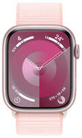 Смарт-часы Apple Watch Series 9 A2980 45мм OLED корп.розовый Sport Loop рем.розовый разм.брасл.:145-220мм (MR9J3LL / A) (MR9J3LL/A)