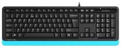 Клавиатура A4Tech Fstyler FKS10 черный / синий USB (FKS10 BLUE)