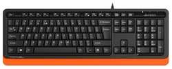 Клавиатура A4Tech Fstyler FKS10 черный / оранжевый USB (FKS10 ORANGE)