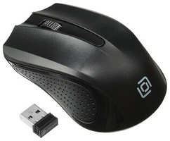 Мышь Oklick 485MW черный оптическая (1000dpi) беспроводная USB для ноутбука (3but) (997819)