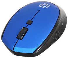 Мышь Oklick 488MW черный / синий оптическая (1600dpi) беспроводная USB для ноутбука (4but) (1196569)