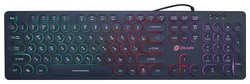 Клавиатура Oklick 420MRL черный USB slim Multimedia LED (1091226)