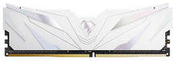 Память оперативная NeTac Shadow II DDR4-3200 8GB C16 White, 16-20-20-40, 1.35V, XMP, Радиатор (NTSWD4P32SP-08W)