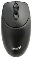 Мышь Genius NetScroll 120 V2, USB, чёрная (black, optical 1000dpi, подходит под обе руки) (31010018400)