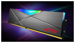 Память оперативная ADATA 32GB (2 x 16Gb) DDR4 UDIMM, XPG SPECTRIX D50, 3600MHz CL18-22-22, 1.4V, RGB + Серый Радиатор AX4U360016G18I-DT50