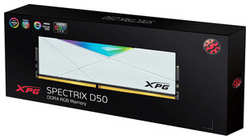 Память оперативная ADATA 16GB (2 x 8Gb) DDR4 UDIMM, XPG SPECTRIX D50, 3600MHz CL18-22-22, 1.35V, RGB + Радиатор AX4U36008G18I-DW50