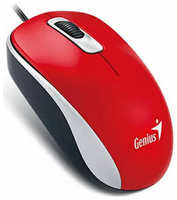 Мышь Genius DX-110 ( Cable, Optical, 1000 DPI, 3bts, USB ) Red (31010009403)