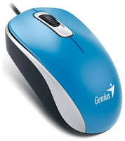 Мышь Genius DX-110 ( Cable, Optical, 1000 DPI, 3bts, USB ) Blue (31010009402)