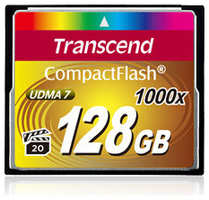 Карта памяти Transcend 128GB CompactFlash 1000x (TS128GCF1000)