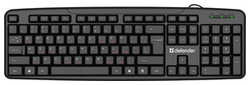 Клавиатура Defender Проводная Astra HB-588 RU, черный, полноразмерная (45588)