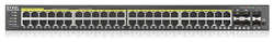Коммутатор ZyXEL NebulaFlex Pro GS2220-50HP Hybrid L2 PoE+ Switch, 19 ''rack, 44xGE PoE +, 4xCombo (SFP / RJ-45 PoE+), 2x (GS2220-50HP-EU0101F) NebulaFlex Pro GS2220-50HP Hybrid L2 PoE+ Switch, 19 ″rack, 44xGE PoE +, 4xCombo (SFP / RJ-45 PoE+), 2x (GS2220