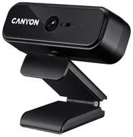 Веб-камера Canyon C2N 1080P full HD 2.0Mega fixed focus webcam with USB2.0 connector, 360 degree rotary view scope, built in M (CNE-HWC2N)