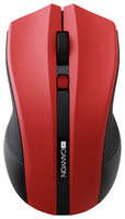 Мышь Canyon MW-5 2.4GHz wireless Optical Mouse with 4 buttons, DPI 800 / 1200 / 1600, Red, 122*69*40mm, 0.067kg (CNE-CMSW05R)
