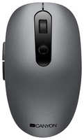 Мышь Canyon 2 in 1 Wireless optical mouse with 6 buttons, DPI 800 / 1000 / 1200 / 1500, 2 mode(BT /  2.4GHz), Battery AA*1pcs, G (CNS-CMSW09DG)