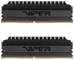 Память DDR4 PATRIOT 2x4Gb 3200MHz PVB48G320C6K Viper 4 Blackout RTL PC4-25600 CL16 DIMM 288-pin 1.35В dual rank (PVB48G320C6K)