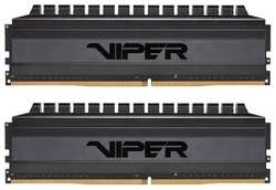 Память DDR4 PATRIOT 2x4Gb 3000MHz PVB48G300C6K Viper 4 Blackout RTL PC4-24000 CL16 DIMM 288-pin 1.35В dual rank (PVB48G300C6K)