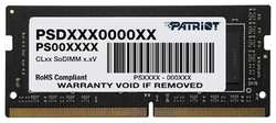 Память DDR4 PATRIOT 16Gb 2666MHz PSD416G266681S Signature RTL PC4-21300 CL19 SO-DIMM 260-pin 1.2В (PSD416G266681S)