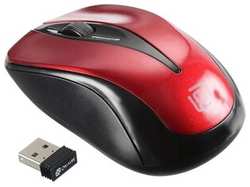 Мышь Oklick 675MW черный / красный оптическая (800dpi) беспроводная USB для ноутбука (3but) (1025919)
