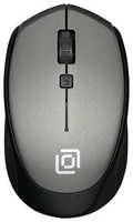 Мышь Oklick 488MW черный / серый оптическая (1600dpi) беспроводная USB для ноутбука (4but) (1196571)