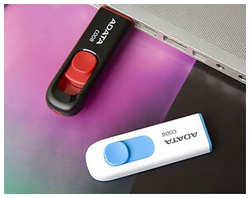 Флеш Диск A-DATA 32Gb Classic C008 AC008-32G-RKD USB2.0 красный / черный