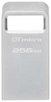 Флеш Диск Kingston 256Gb DataTraveler Micro DTMC3G2 / 256GB USB3.0 серебристый (DTMC3G2/256GB)