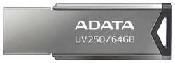 Флеш Диск A-DATA 64Gb UV250 AUV250-64G-RBK USB2.0