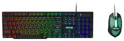 Клавиатура + мышь GMNG GMNG 400GMK клав:черный мышь:черный USB LED (1546779)