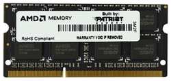 Память DDR3 AMD 8Gb 1600MHz R538G1601S2S-UO OEM PC3-12800 CL11 SO-DIMM 204-pin 1.5В