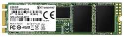 SSD накопитель Transcend 256GB MTS830, M.2 2280, SATA, 3D TLC, with DRAM [R / W - 530 / 400 MB / s] (TS256GMTS830S)