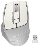 Мышь A4Tech Fstyler FG30 белый / серый оптическая (2000dpi) беспроводная USB (6but) (FG30 WHITE)