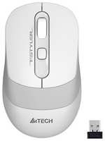 Мышь A4Tech Fstyler FG10 белый / серый оптическая (2000dpi) беспроводная USB (4but) (FG10 WHITE)