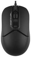 Мышь A4Tech Fstyler FM12 черный оптическая (1200dpi) USB (3but) (FM12 BLACK)