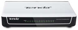 Коммутатор Tenda S16 (16 портов Ethernet 10 / 100 Мбит / сек, IEEE 802.3 10Base-T, 802.3u 100Base-TX, 802.3x Flow Control) (S16)