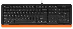 Клавиатура A4Tech Fstyler FK10 черный / оранжевый USB (FK10 ORANGE)