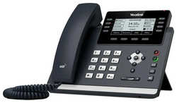 VoIP-телефон Yealink SIP-T43U, 12 аккаунтов, 2 порта USB, BLF, PoE, GigE, без БП (SIP-T43U)