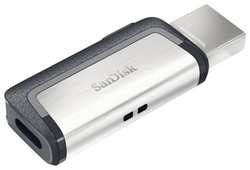 Флеш-диск Sandisk 128Gb Ultra Dual SDDDC2-128G-G46 USB3.0 серый / узор