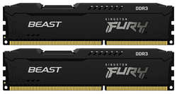Память оперативная Kingston 8GB DDR3 DIMM FURY Beast Black (KF318C10BBK2 / 8) (KF318C10BBK2/8)
