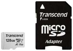 Флеш карта Transcend micro SDXC 128Gb + adapter (TS128GUSD300S-A)