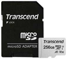 Флеш карта Transcend micro SDXC 256Gb Class 10 + adapter (TS256GUSD300S-A)