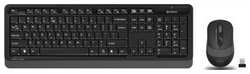 Клавиатура + мышь A4Tech Fstyler FG1010, черный / серый (FG1010 GREY)